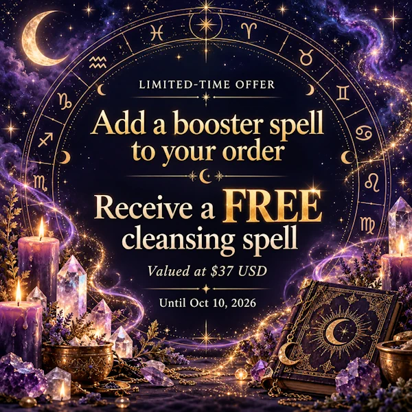 Free cleansing spell promotion